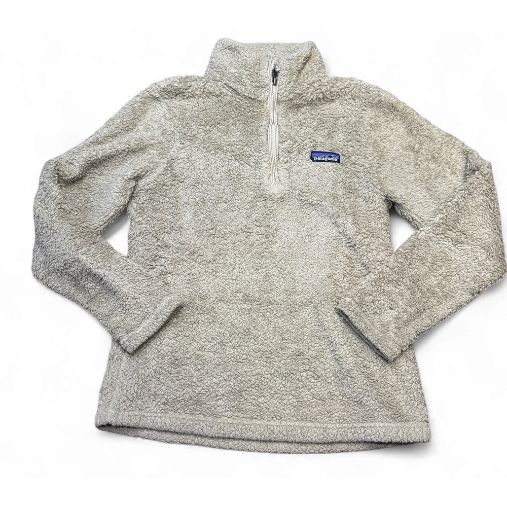 Patagonia Los Gatos Quarter‎ Zip Fleece Pullover Oatmeal Beige XS